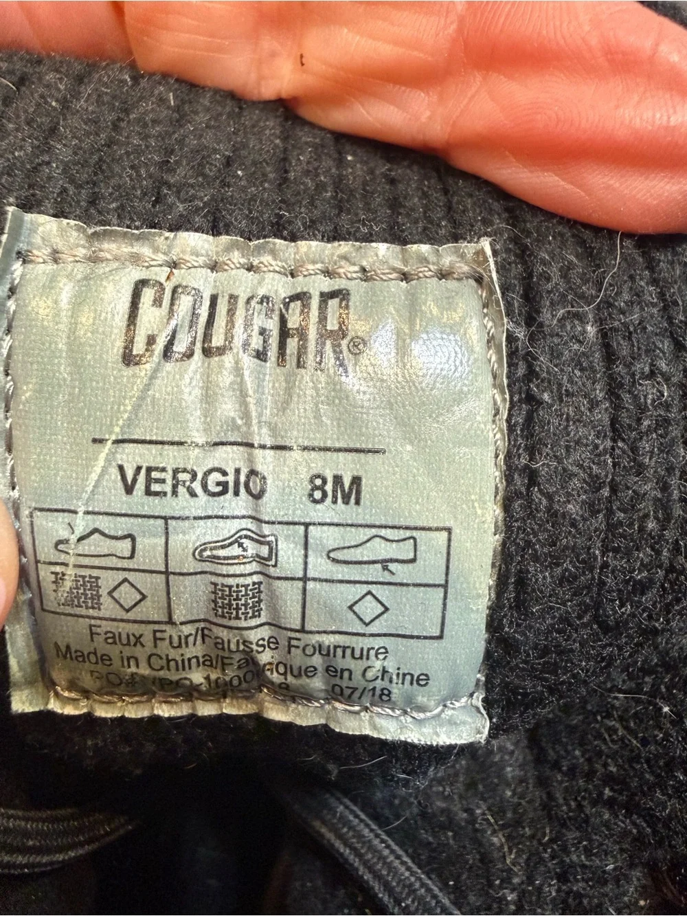COUGAR women’s  Black Winter Boots - Insulated Lace-Up